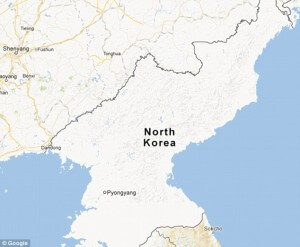 Google  map of North Korea