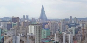 Pyongyang north of Yanggakdo Hotel