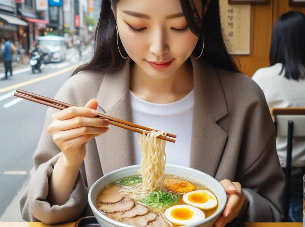 ramen à séoul en corée du sud