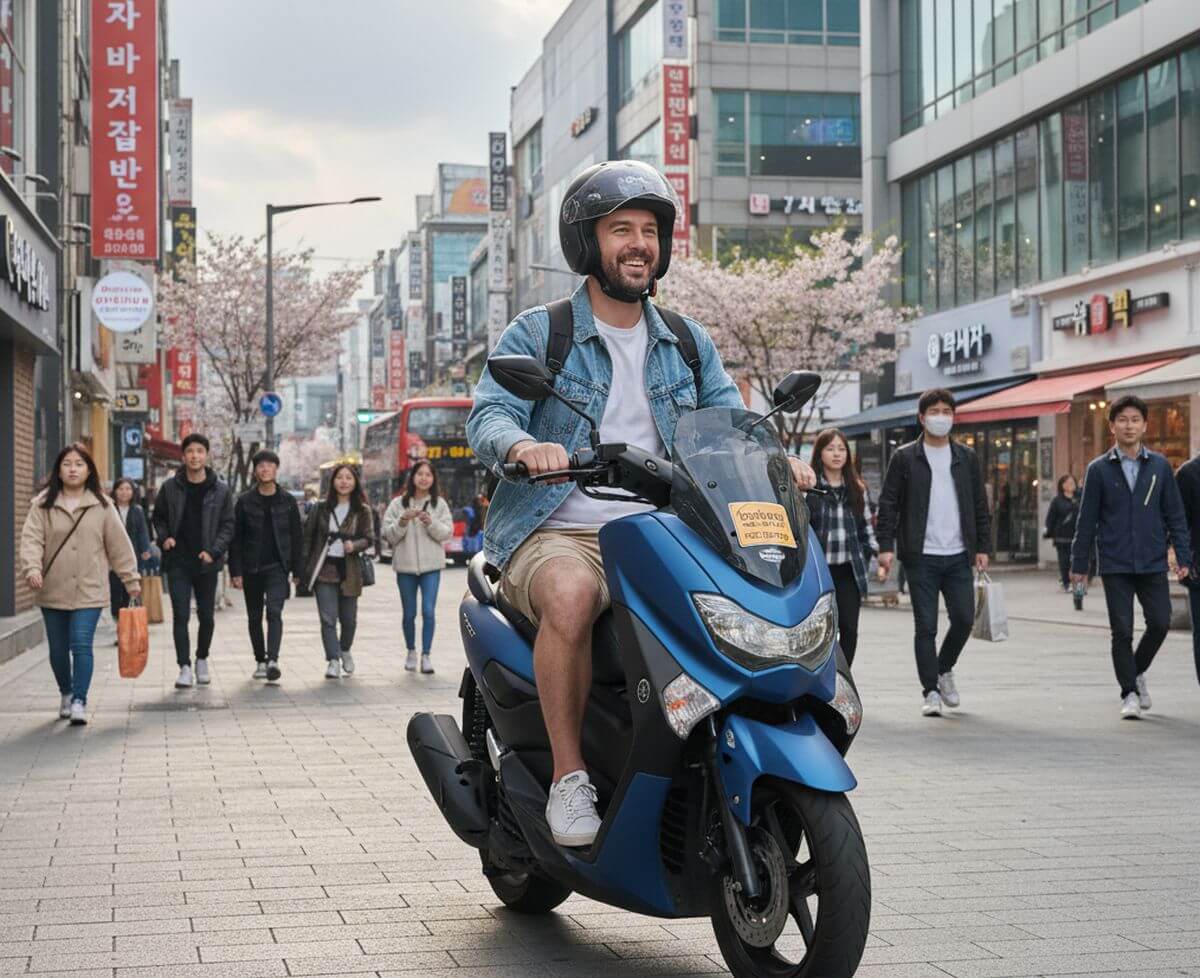 Prix de la location d'un scooter à Séoul