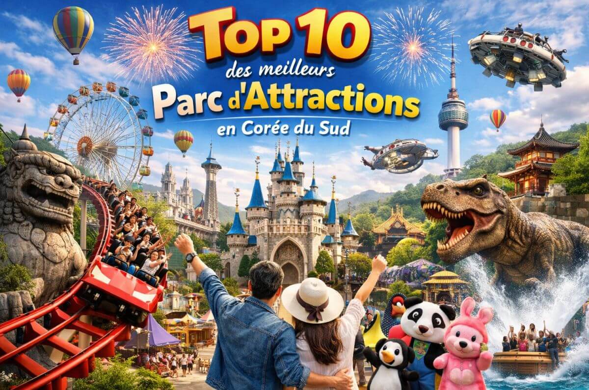 Top 10 des meilleurs parcs d'attractions en Corée du Sud