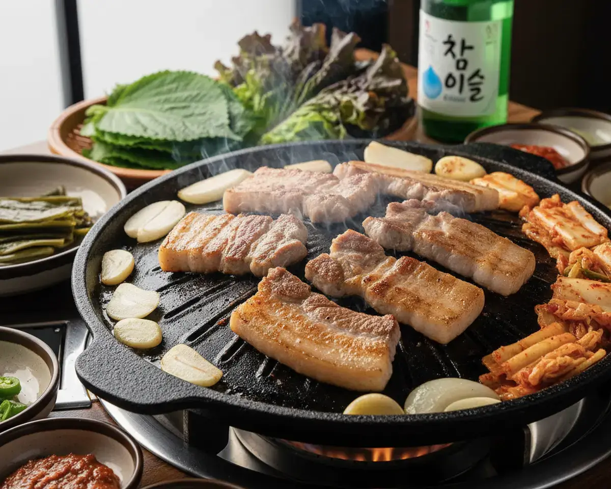 Samgyeopsal : recette du barbecue coréen au porc