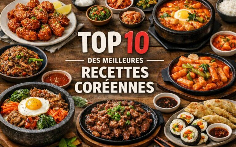 Top 10 des meilleures recettes coréennes à tester chez soi